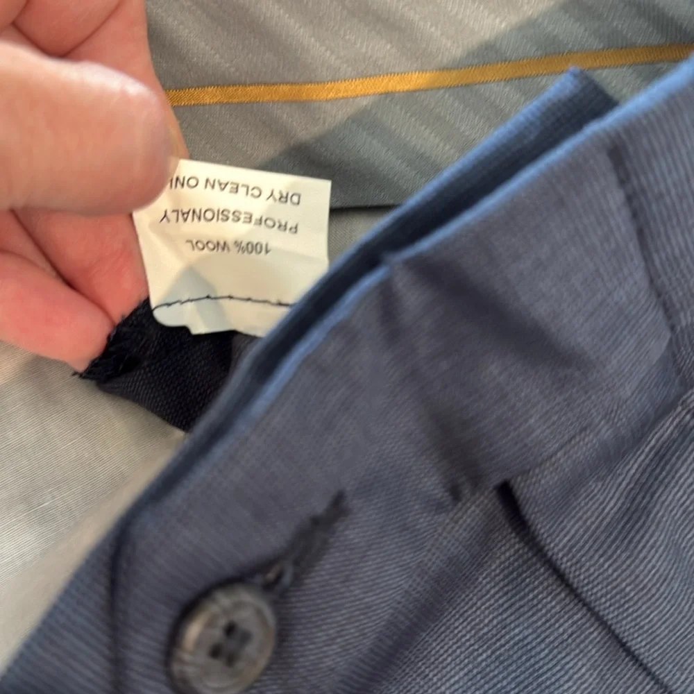 NWT BARRY BRICKEN MEN'S WOOL PANTS 36 x 30